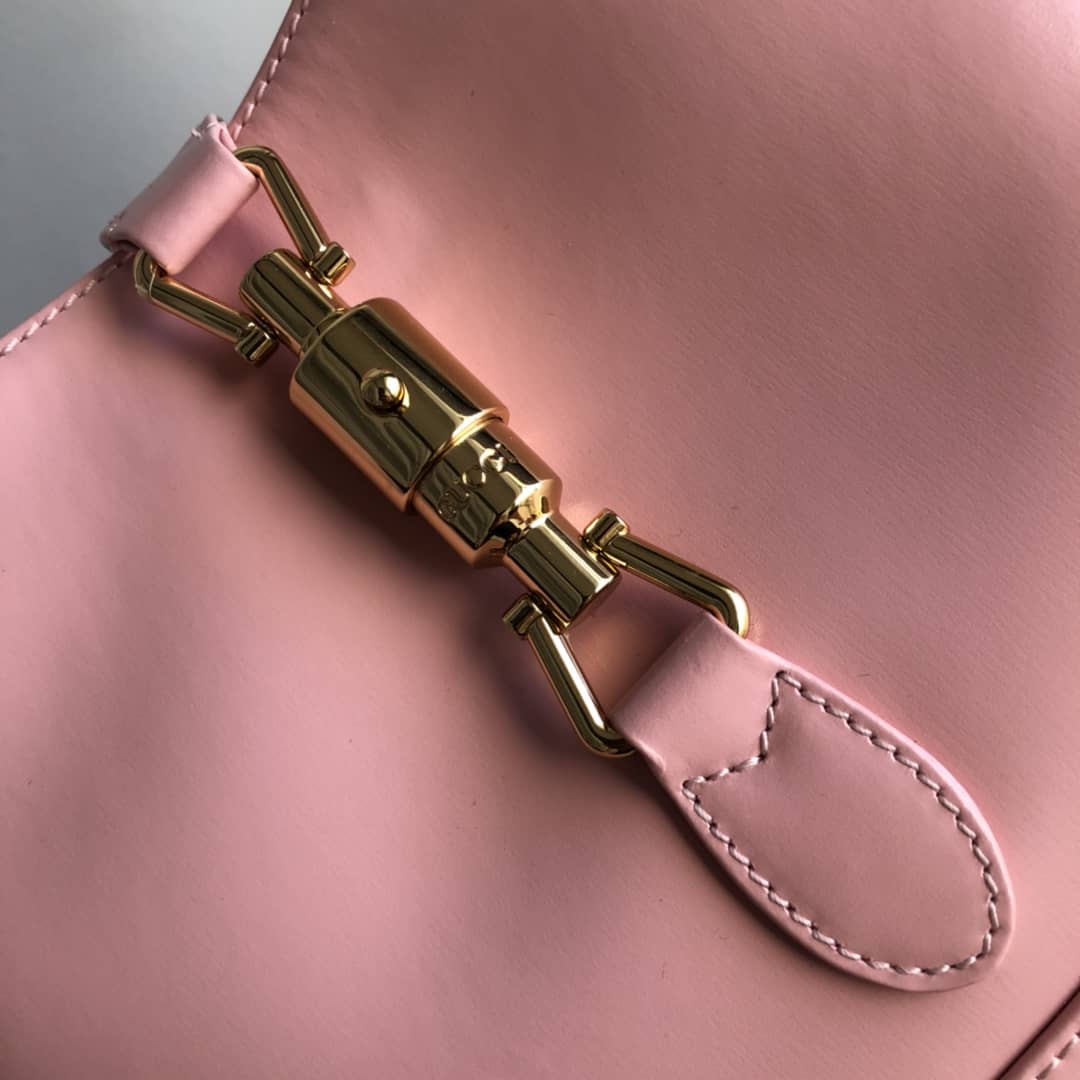 Gucci GG Jackie 1961 Small Hobo Shoulder Bag Replica Pink 636709