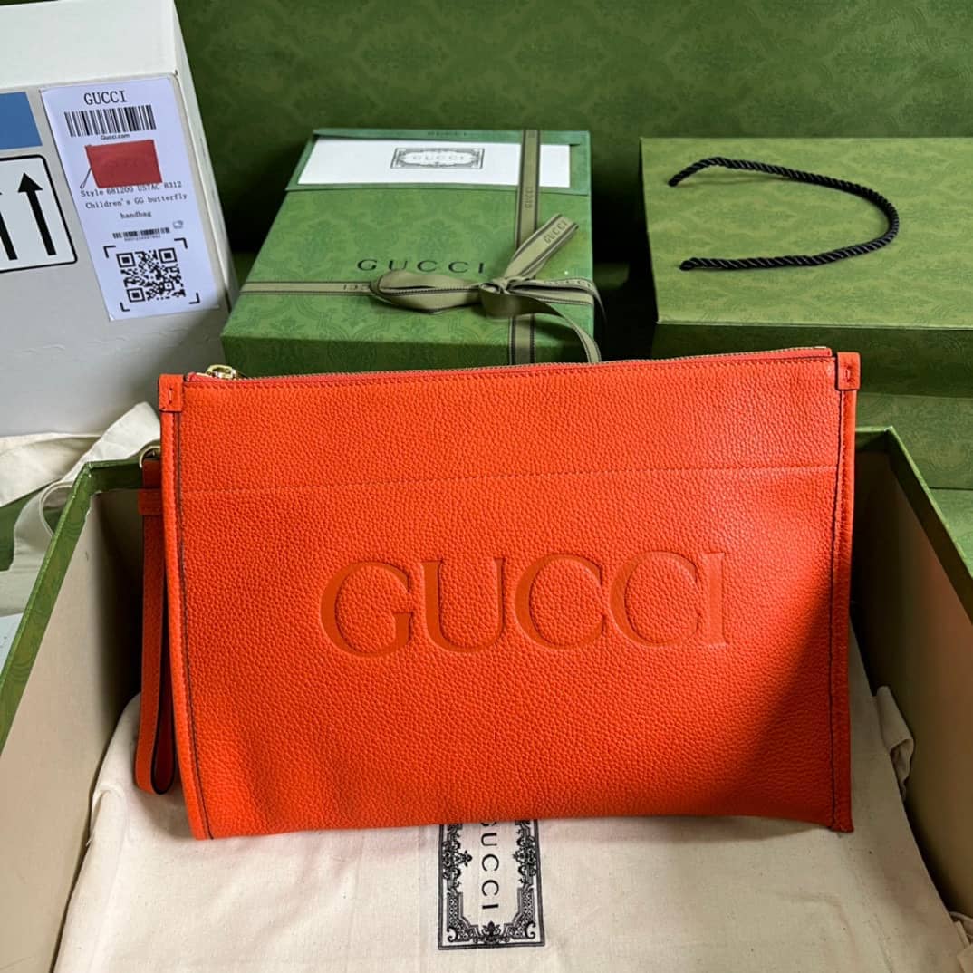 Gucci Calfskin Matelasse Small GG Marmont Chain 681200 Replica Clutch