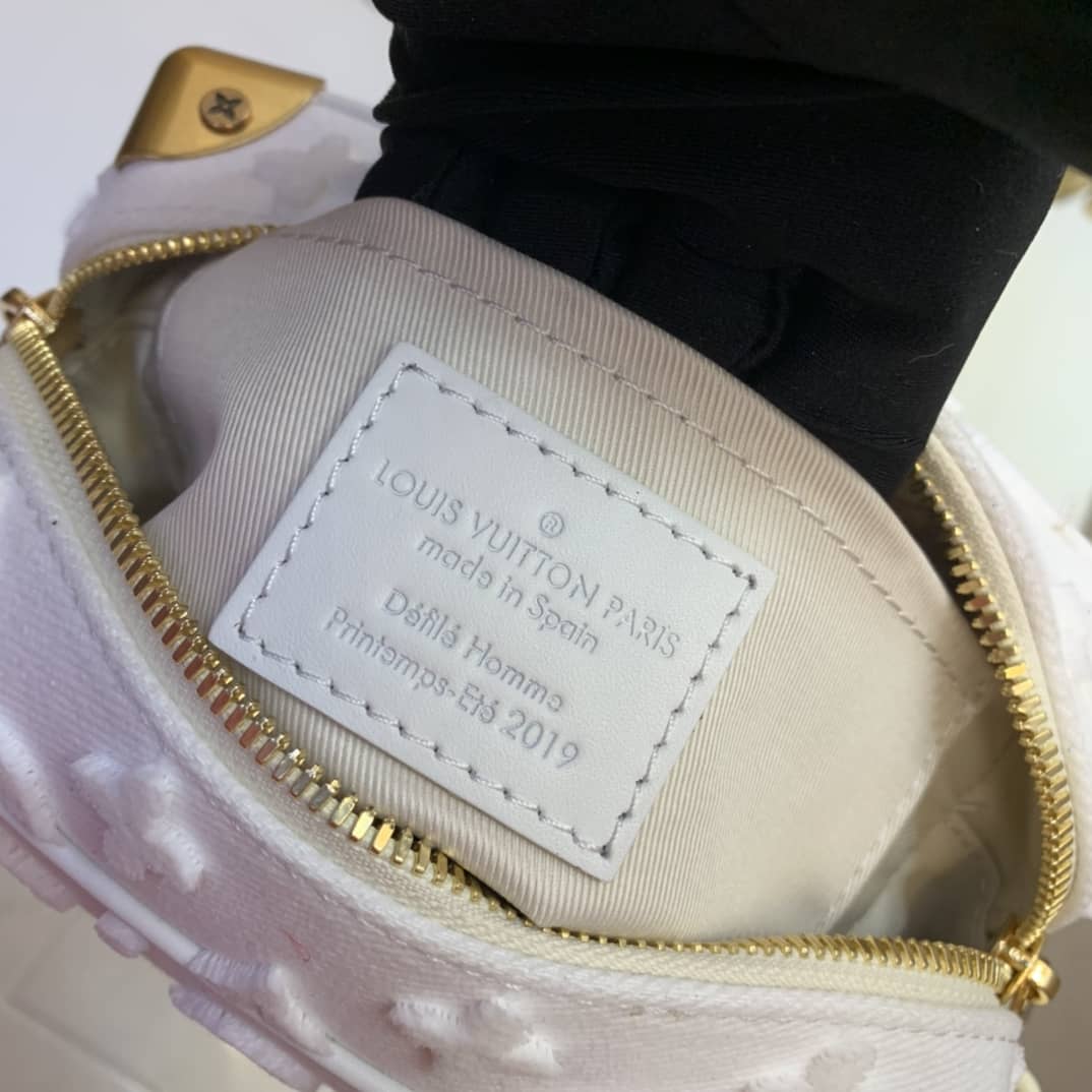 Louis Vuitton Mini Soft Trunk Monogram Canvas Replica Bag White M68970