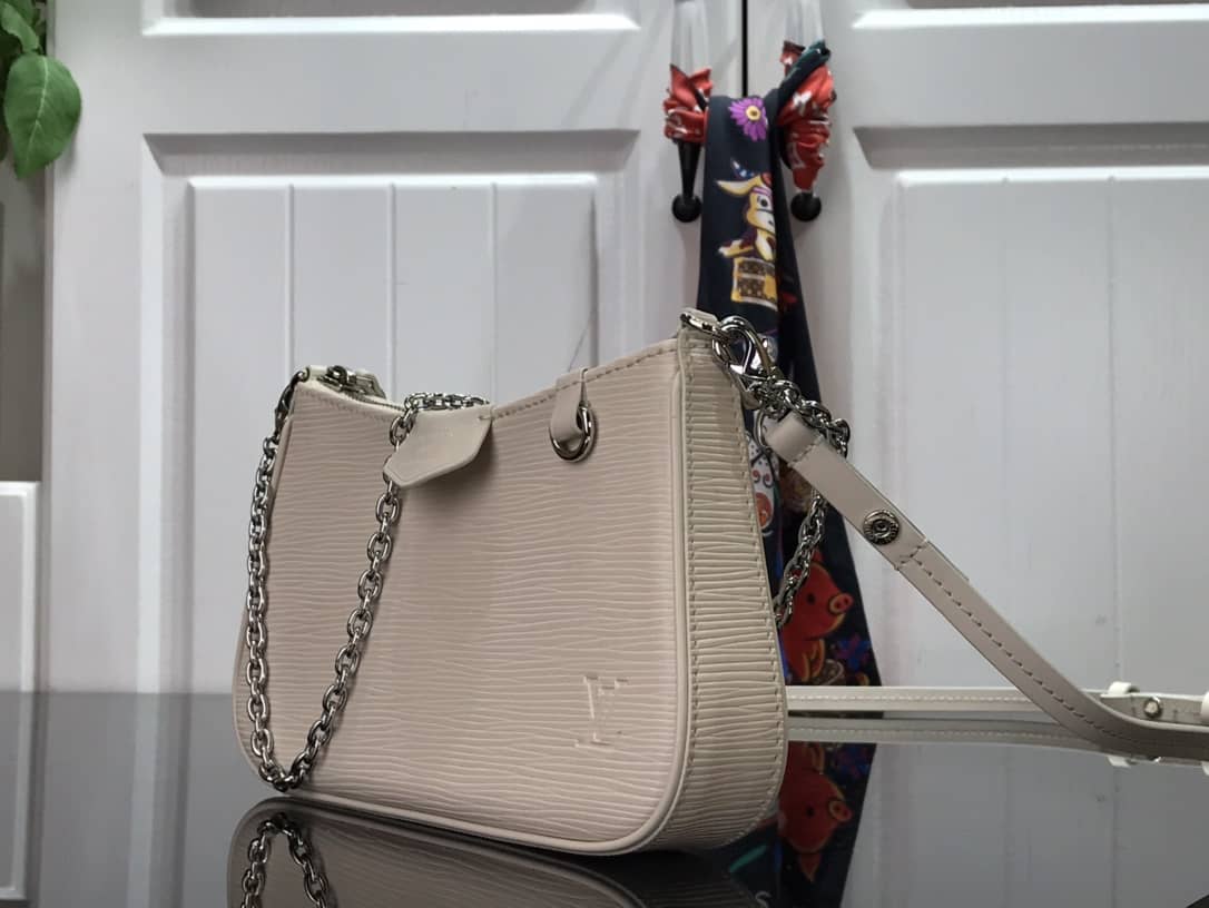 Louis Vuitton Epi Easy Pouch On Strap Replica Bag Beige M80471