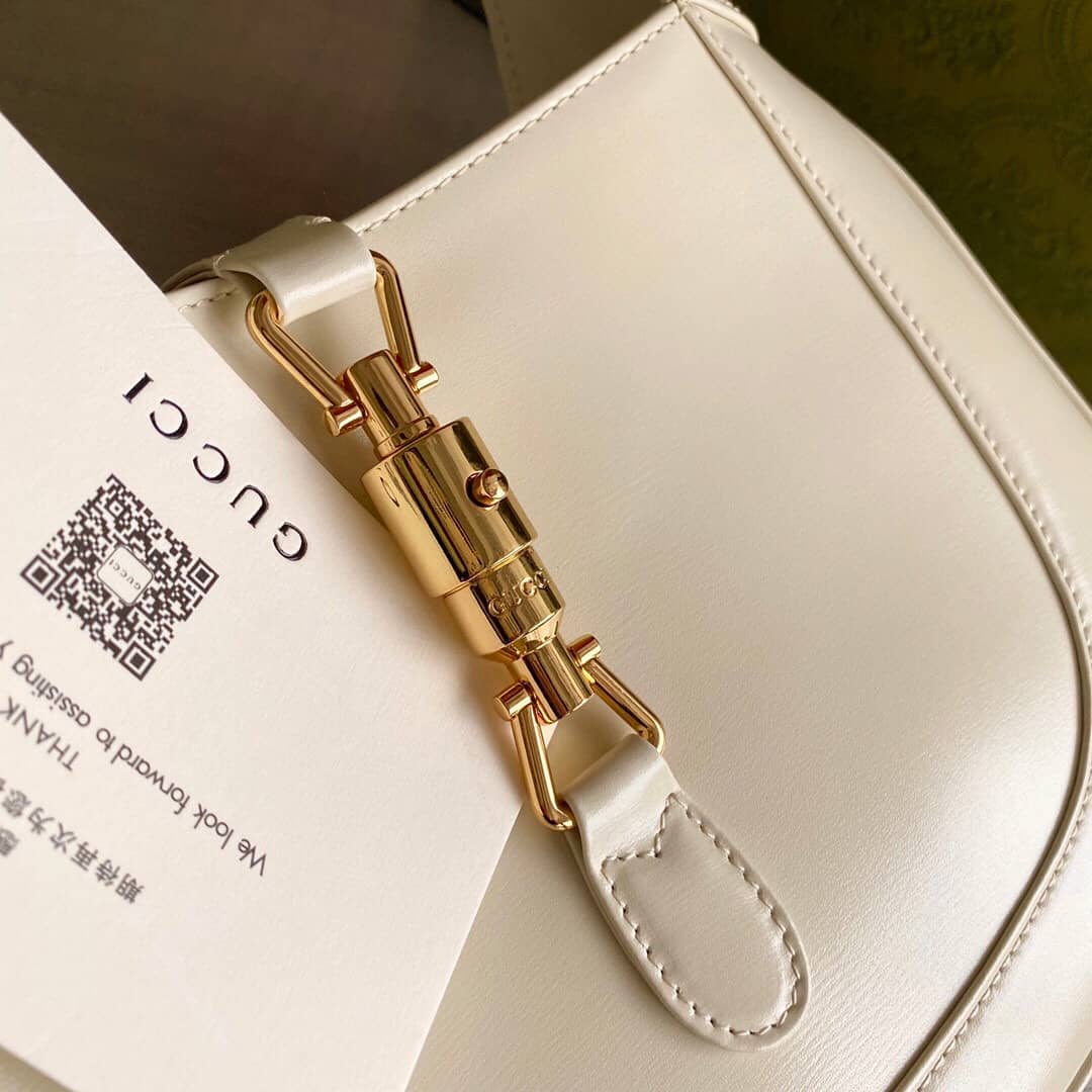 Gucci GG Jackie 1961 Small Hobo Shoulder Bag Replica White 636709