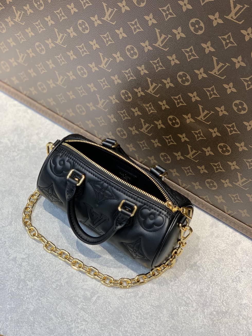 Louis Vuitton Papillon BB Black M59800 Replica Shoulder Bag