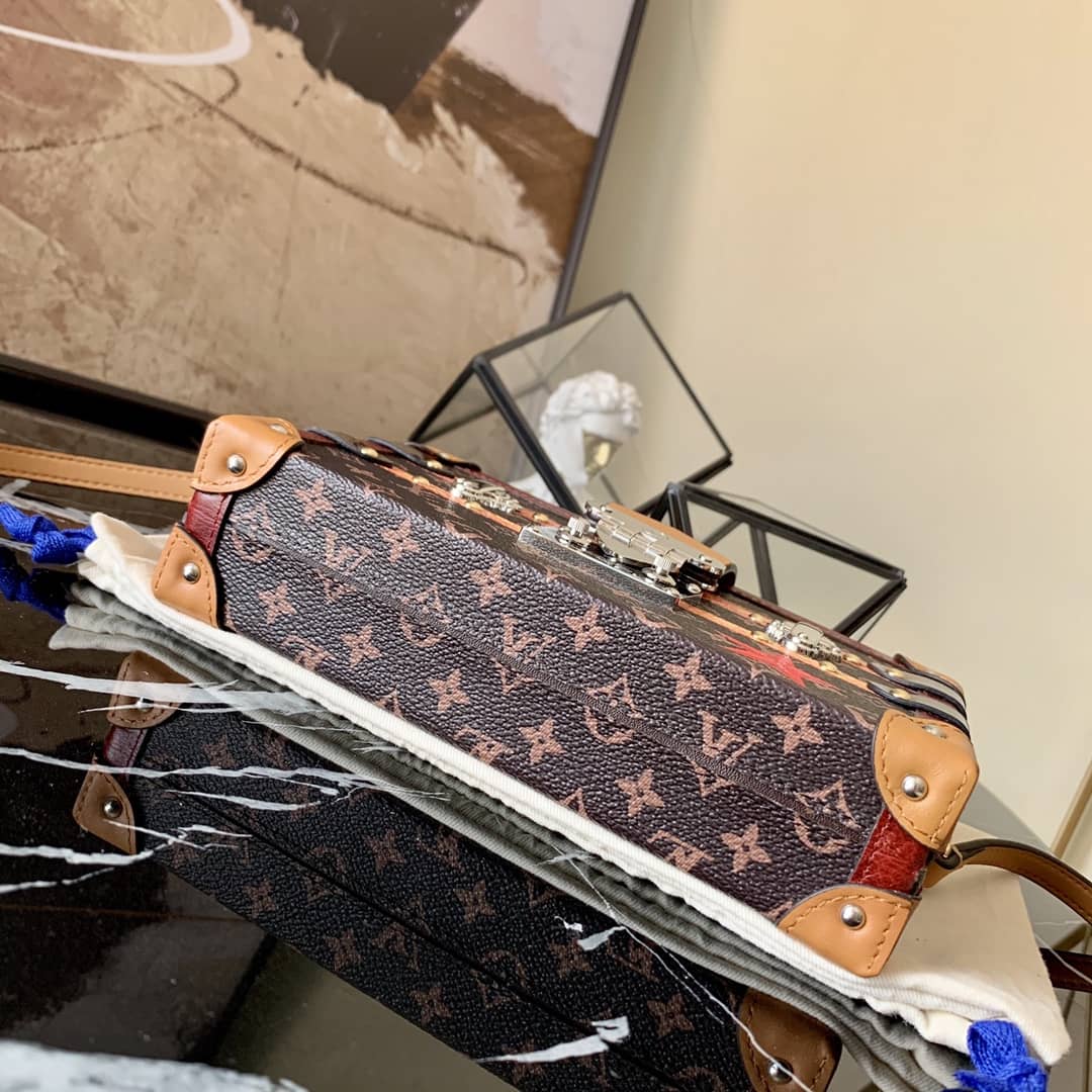 Louis Vuitton Monogram Canvas Petite Malle Replica Bag M52737