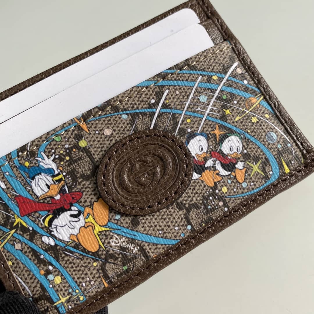 Gucci x Disney Donald Duck Credit Card Holder Replica 647942