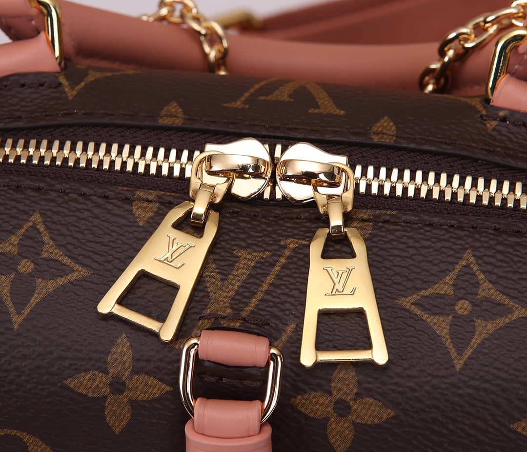 Louis Vuitton Petite Malle Souple Monogram Bag Replica Pink M45571