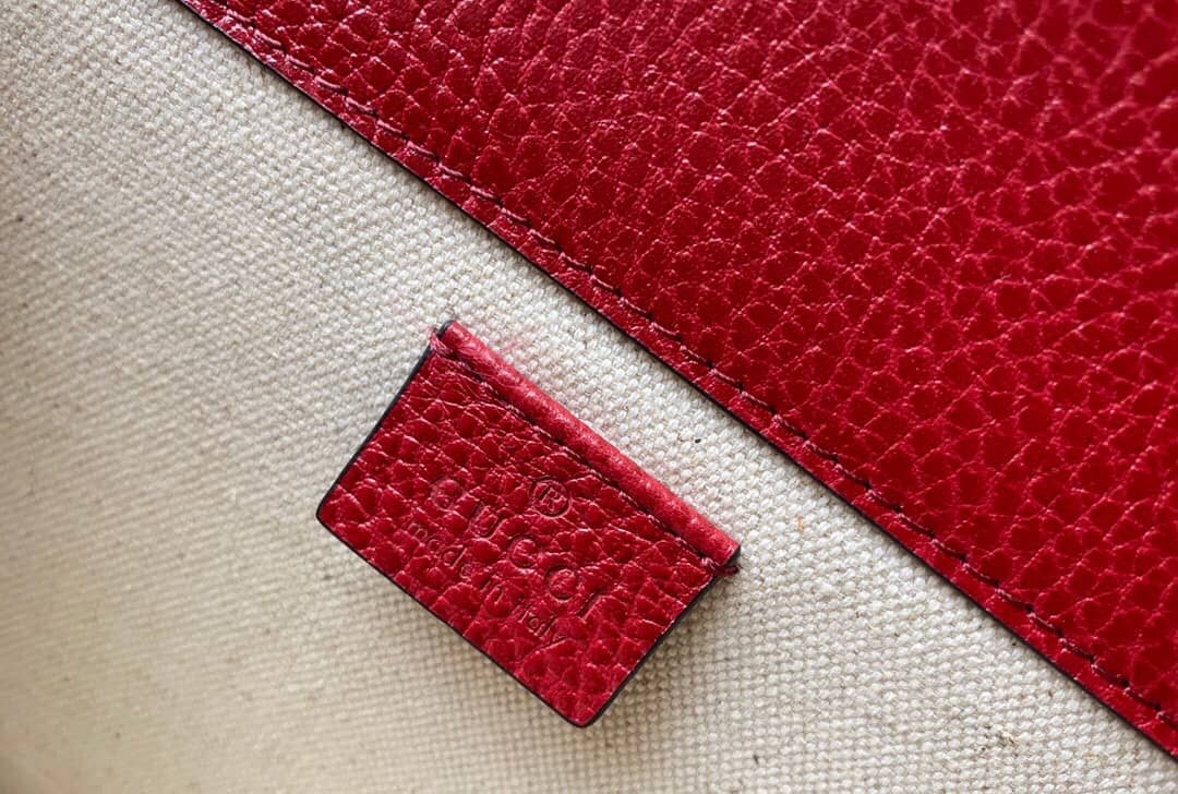Gucci Dionysus Dupe GG Supreme Dionysus Chain Replica Shoulder Bag Red 400249