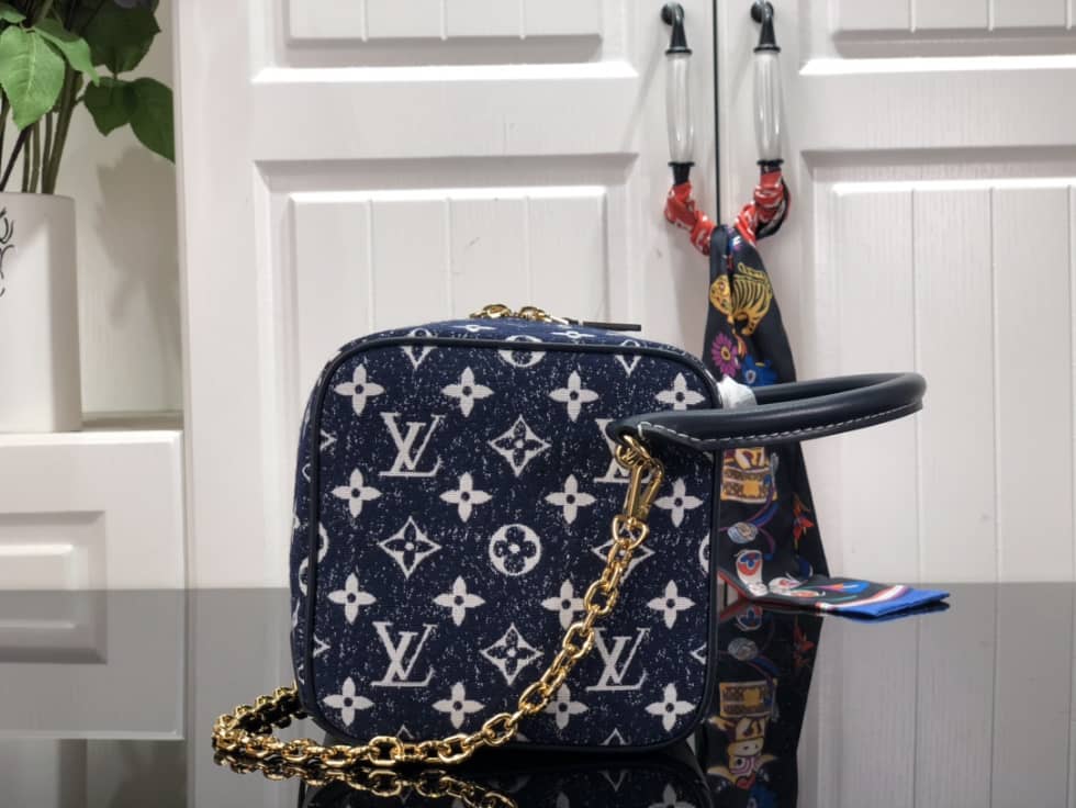 Louis Vuitton Square Denim Leather M59611 Replica Bag