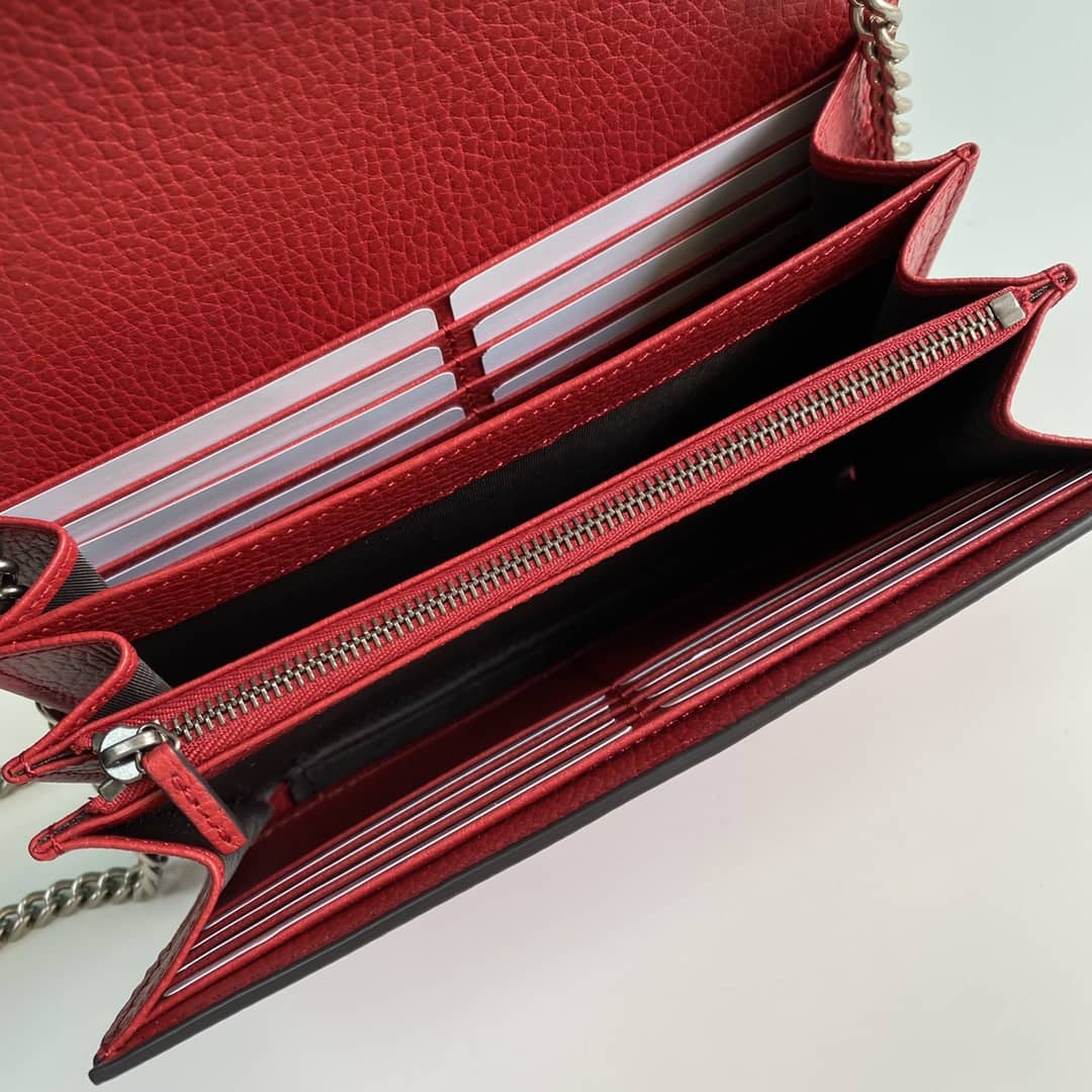 Gucci Dionysus Supreme GG Chain Wallet Replica 401231