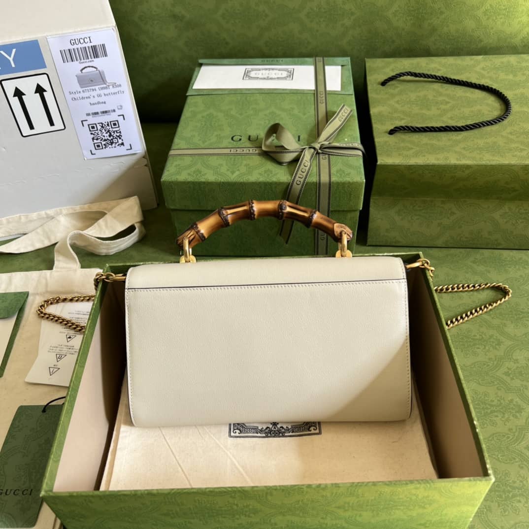 Gucci GG Large Top Handle Bag With Bamboo 675795 Replica