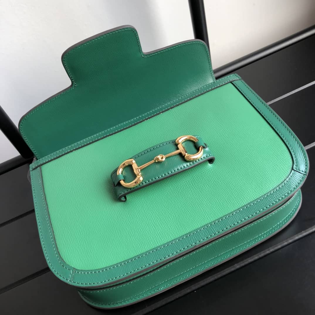 Gucci Horsebit 1955 Shoulder Bag Replica Green 602204