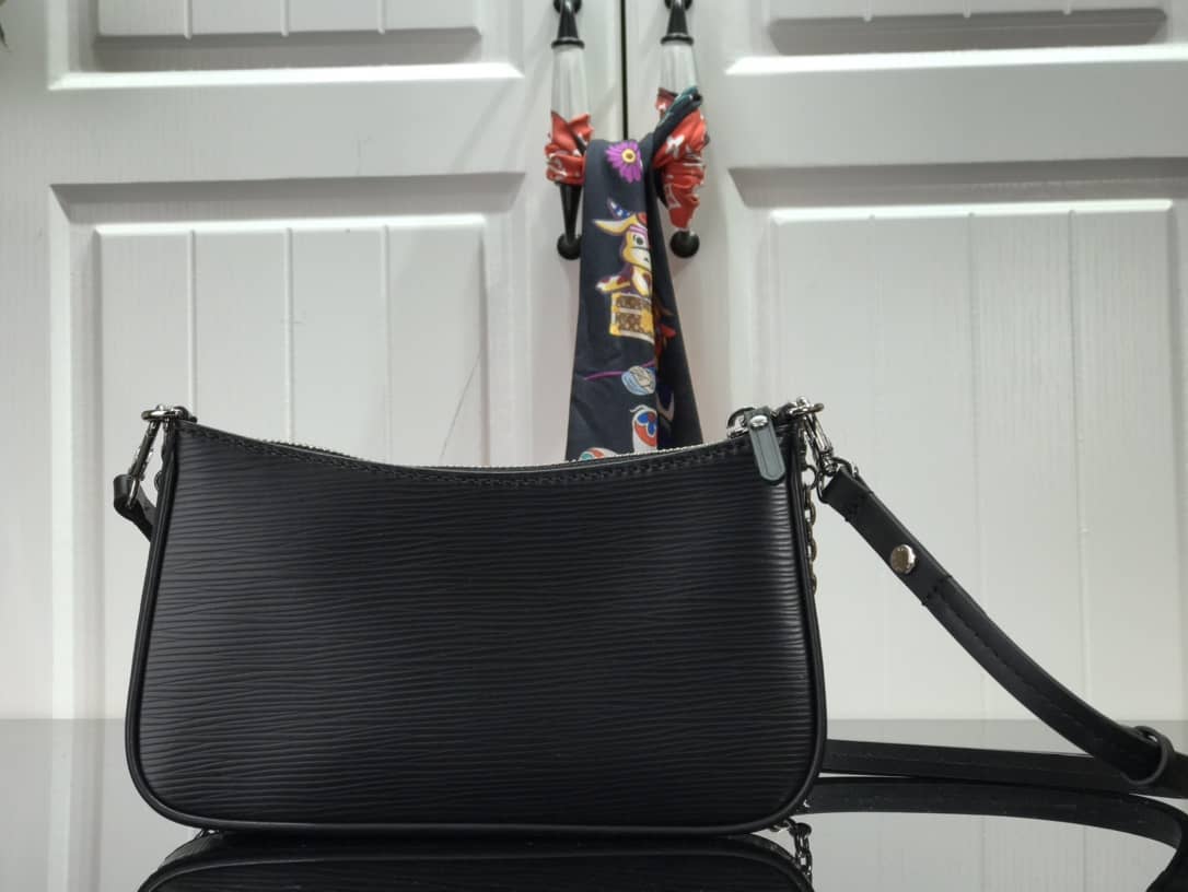 Louis Vuitton Epi Easy Pouch On Strap Replica Bag Black M80471