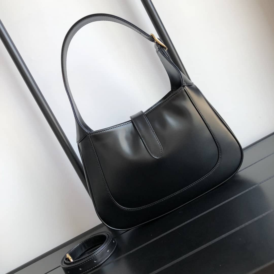 Gucci GG Jackie 1961 Small Hobo Shoulder Bag Replica Black 636709