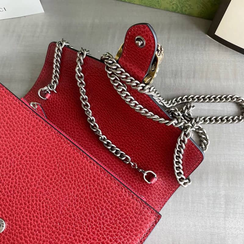 Gucci Dionysus Chain Wallet Shoulder Bag Replica Red 401231