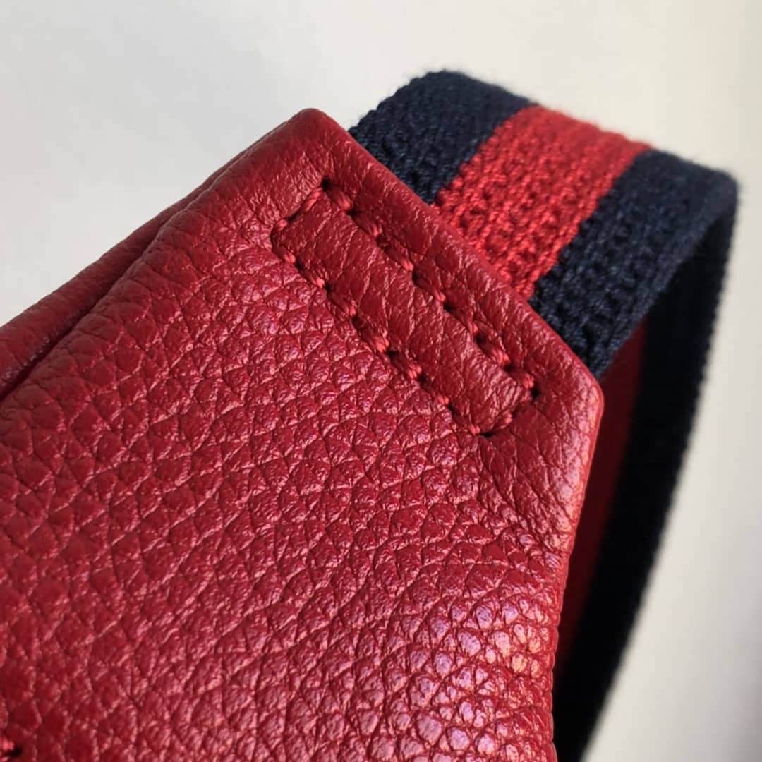 Gucci Print Small Waist Body Belt Bag Replica Red 527792