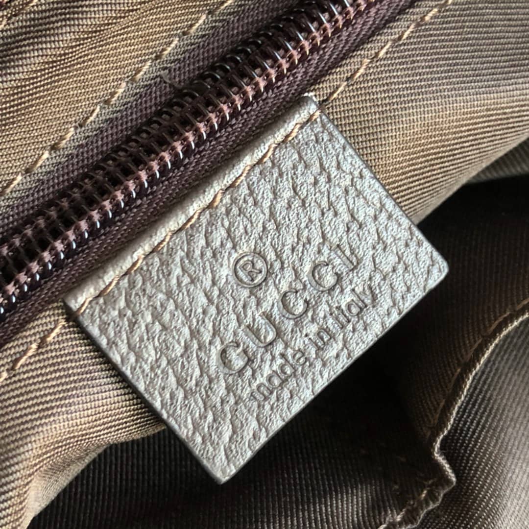 Gucci GG Canvas Shoulder Bag Replica Brown 189749
