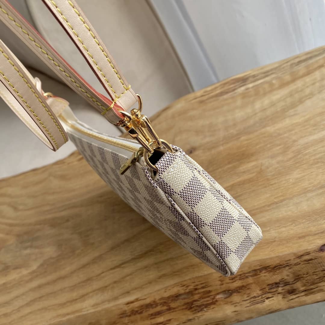 Louis Vuitton Pochette Dupe Damier Azur  Accessories M51980 Gray