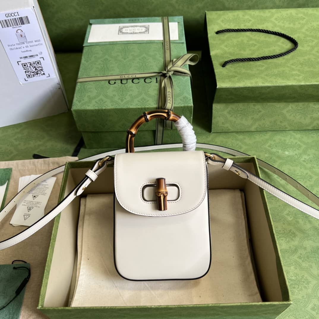 Gucci Bamboo Mini Crossbody Handbag 702106 Replica