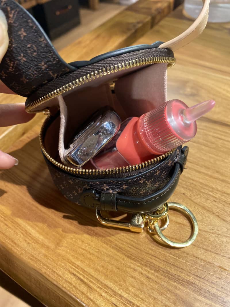 LV Bag Charm Dupe Puppy Supple Key Holder Hat Box  M80254(ColaReps)