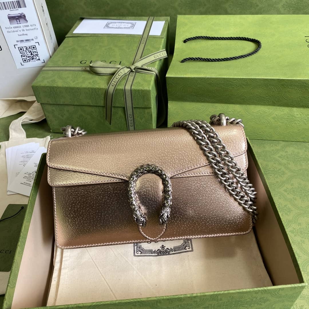 Gucci Dionysus GG Supreme Small Crossbody Bag Replica 499623