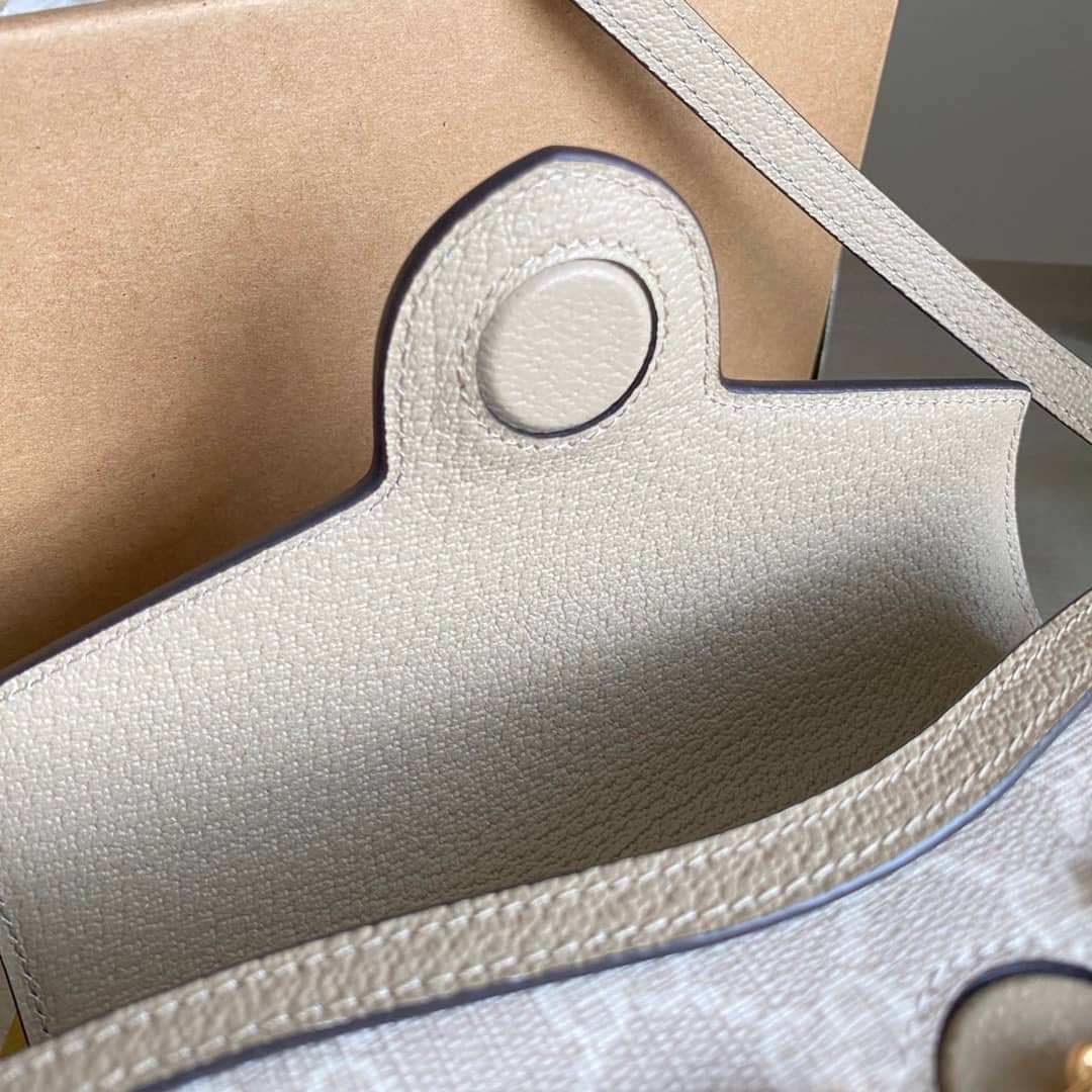 Gucci Horsebit 1955 Mini Bag White 699296 Replica