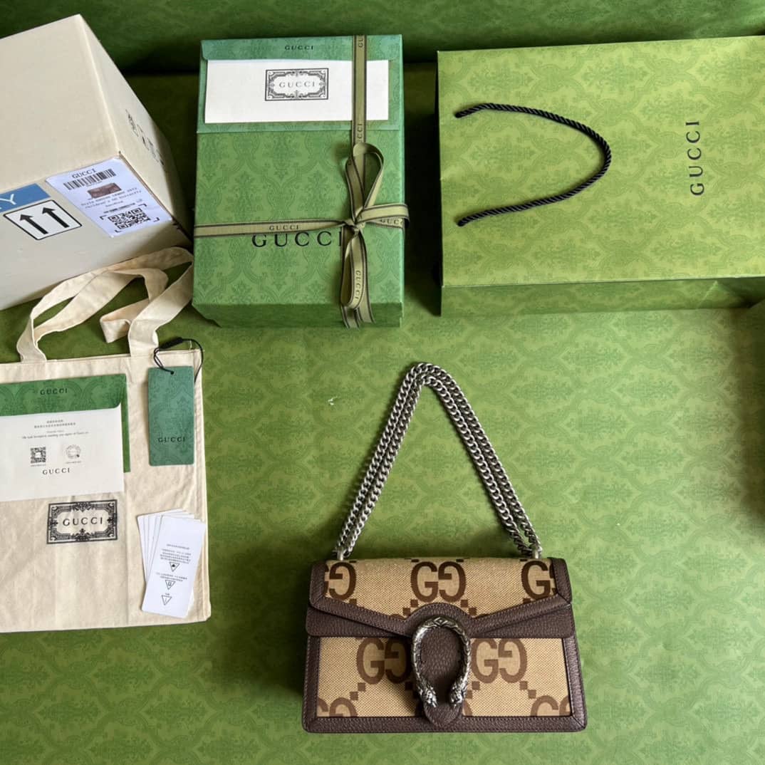 Gucci Dionysus GG Supreme Leather 400249 Replica Crossbody Bag