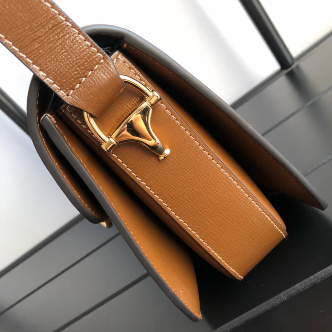 Gucci Horsebit 1955 Shoulder Bag Replica Brown 602204