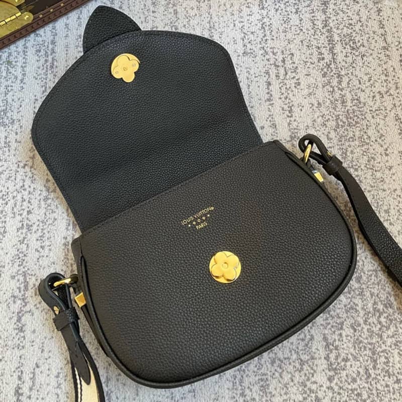 Louis Vuitton Pont 9 Soft PM Replica Bag Black M58727