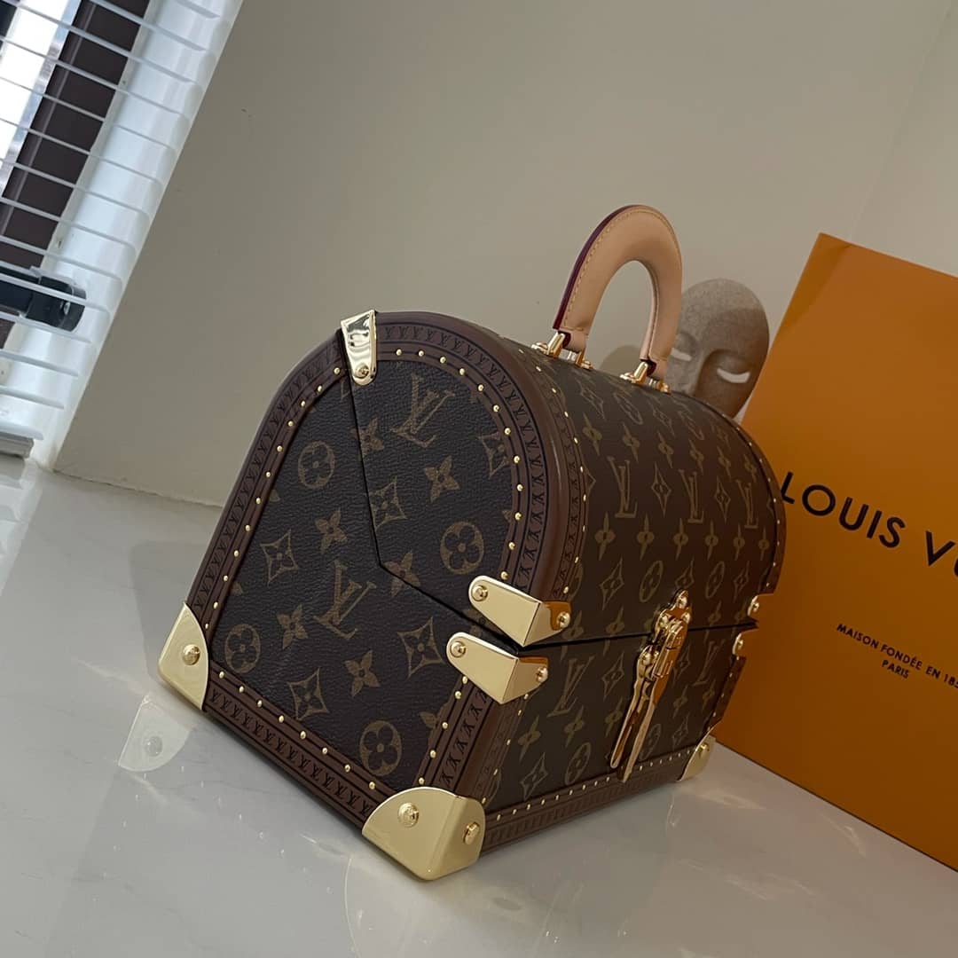 Best Replica Louis Vuitton Monogram Canvas Cotteville M20210 Replica Makeup Bag(ColaReps)