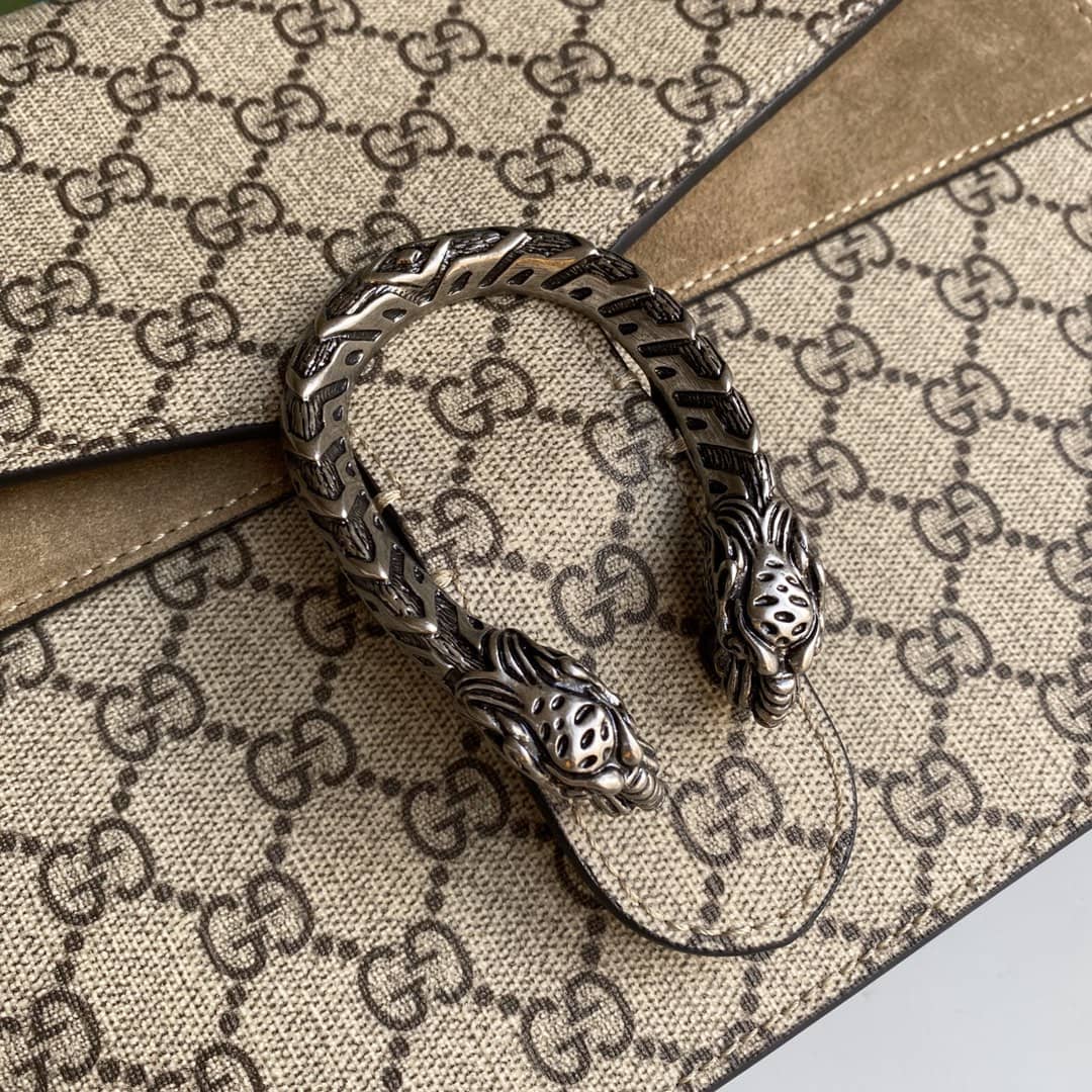 Gucci Dionysus Supreme Monogram Chain Medium Shoulder Bag Replica 403348