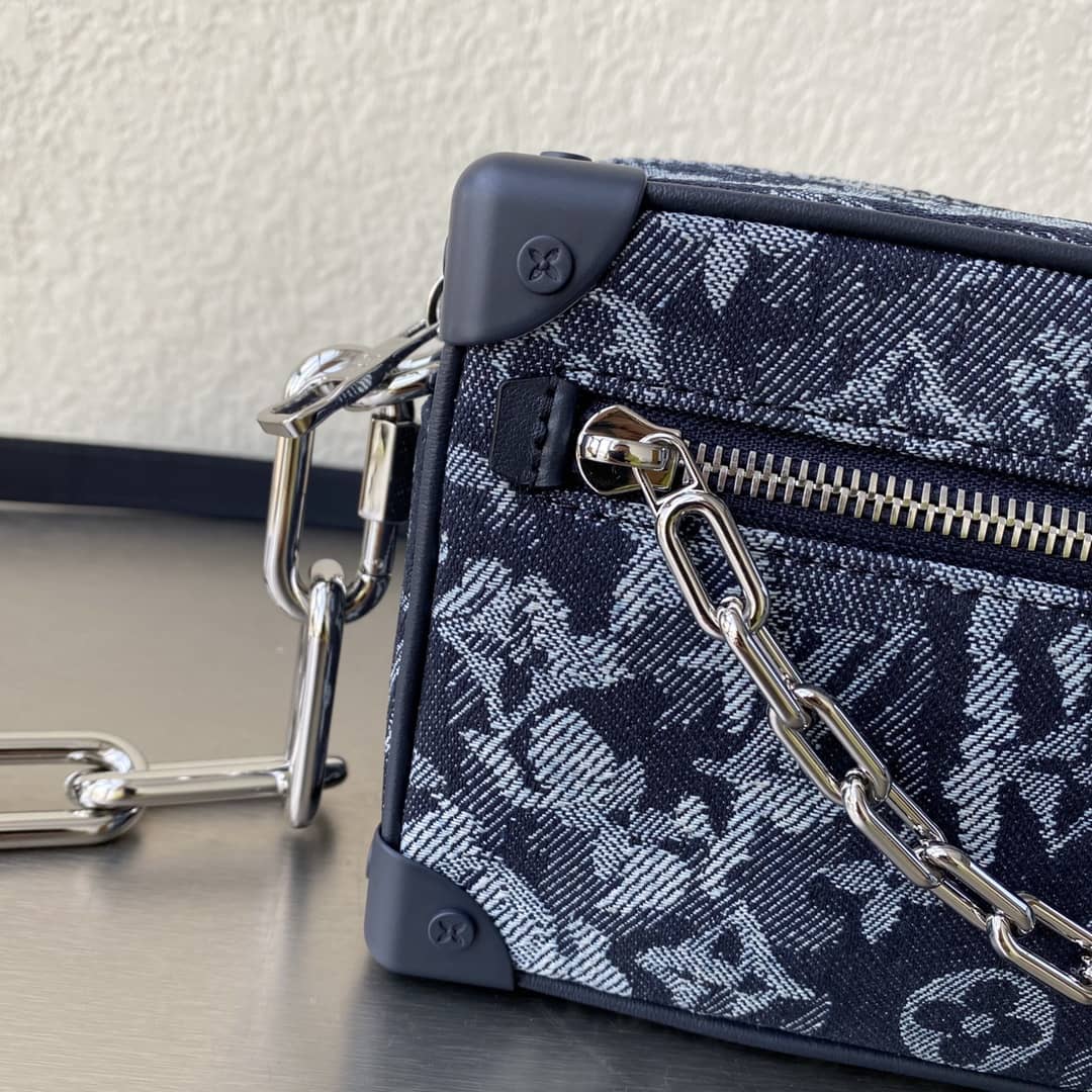 Louis Vuitton Mini Soft Trunk Monogram Tapestry Canvas Replica Bag M80033