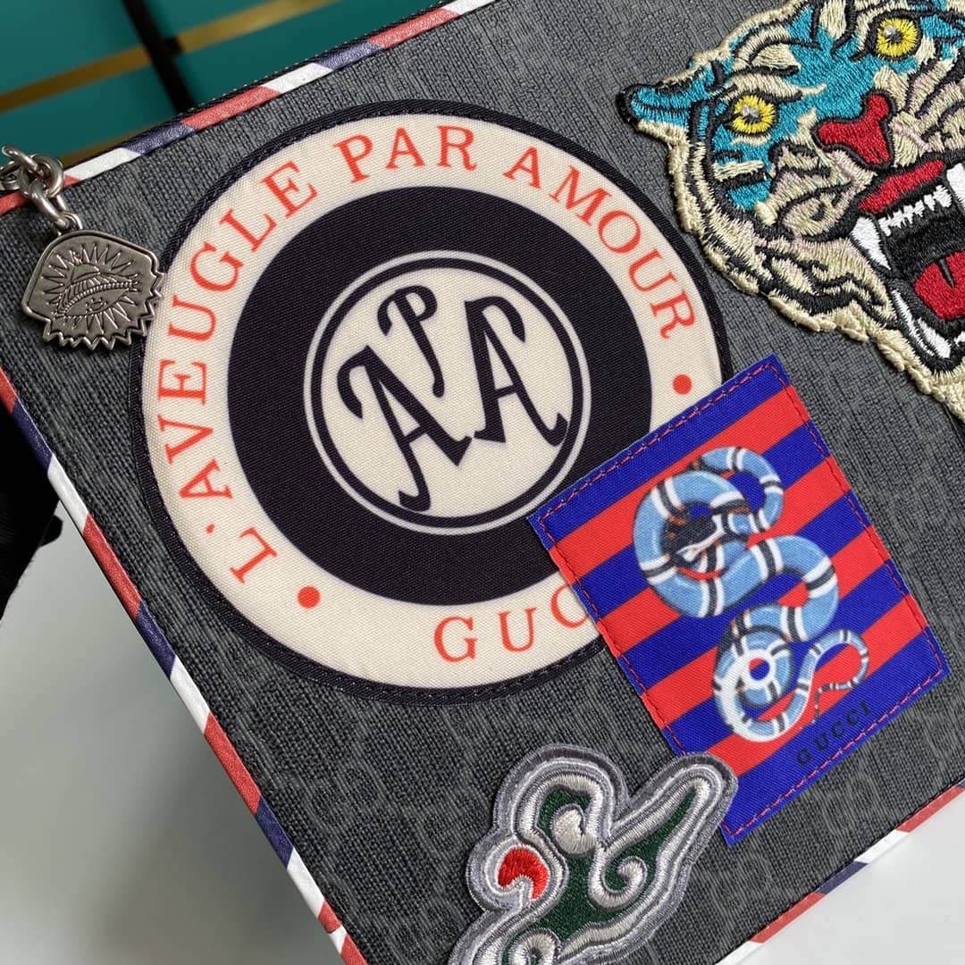 Gucci Purse Dupes Mens Night Courrier GG Supreme Pouch496346