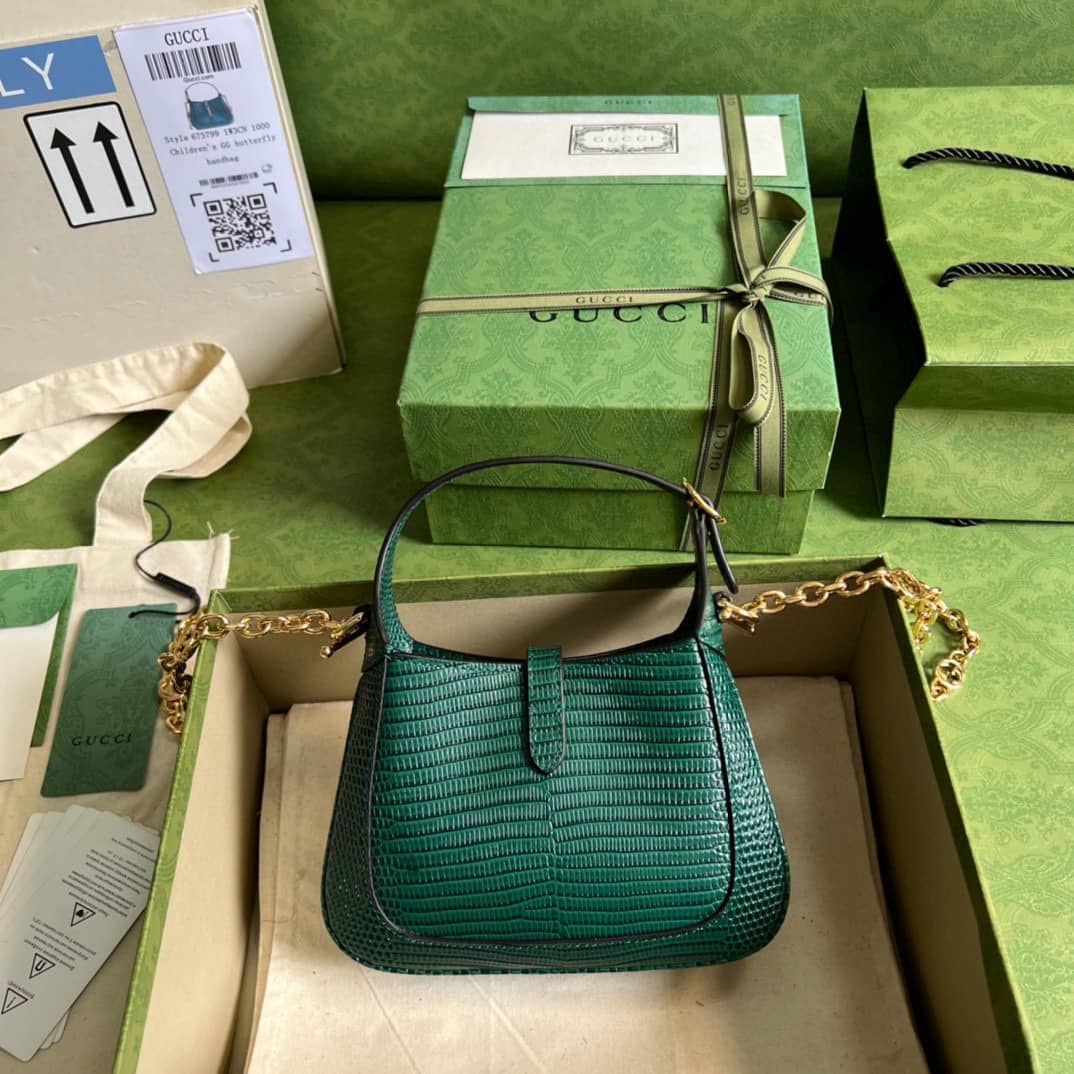 Gucci Jackie 1961 Mini Shoulder Bag Green 675799 Replica