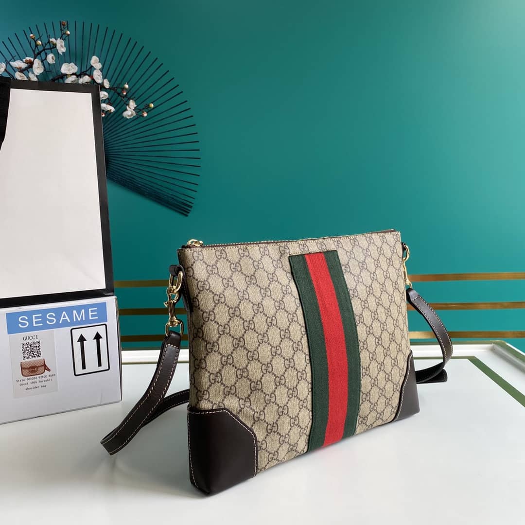 Gucci Supreme GG Messenger Shoulder Bag Replica 474139
