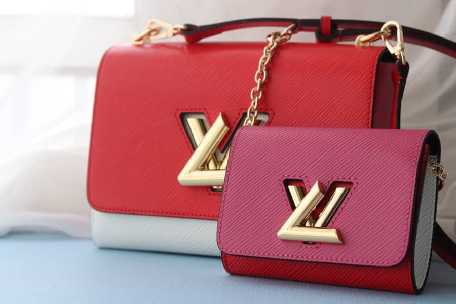 Louis Vuitton Epi Leather Twist Series Bag 2pcs/set