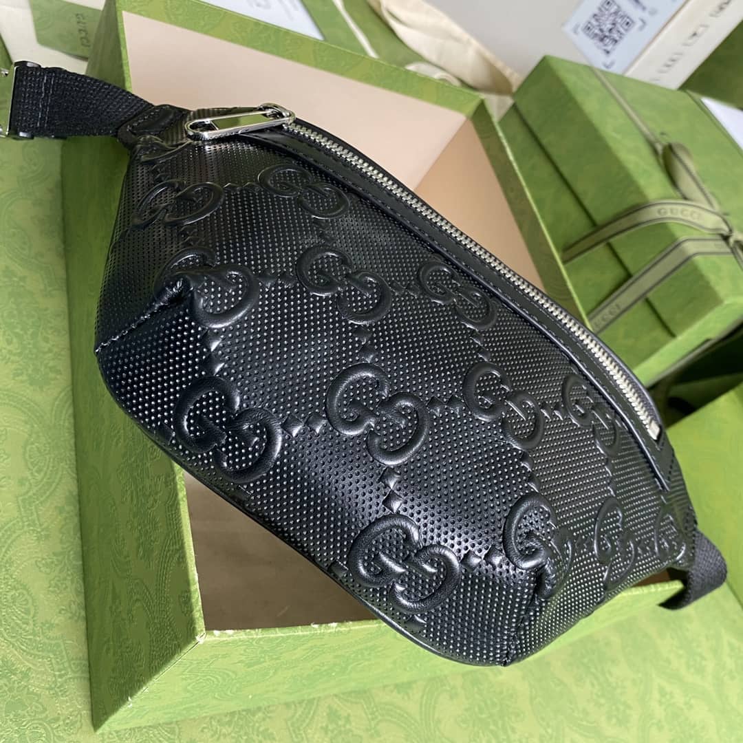 Gucci GG Embossed Belt Bag Replica 658582