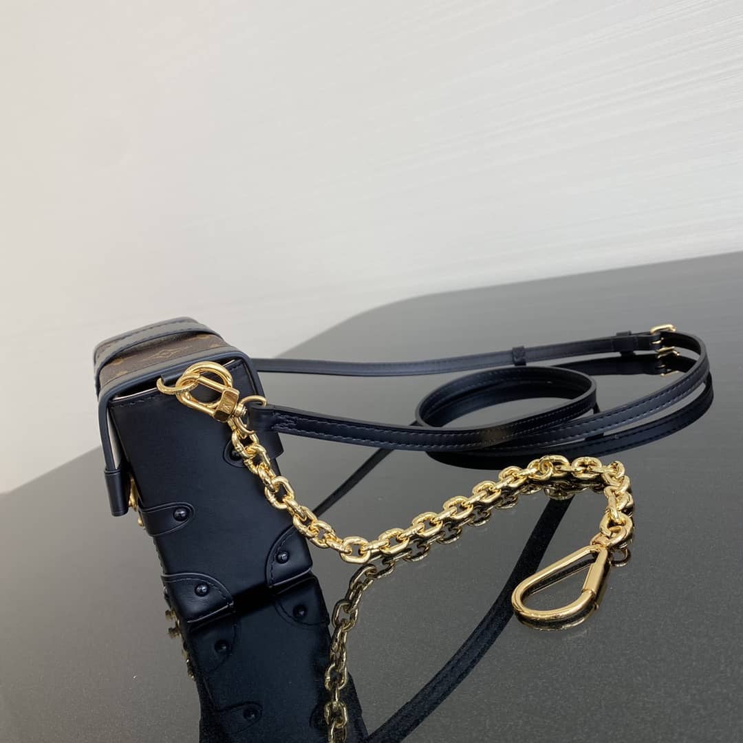 Louis Vuitton Mini Trunk Monogram Canvas Key Chain Replica Bag 44188M