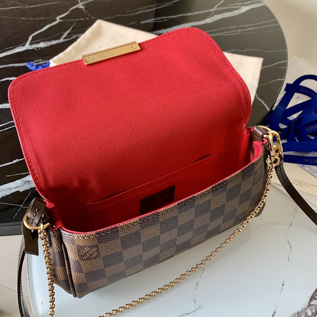 Louis Vuitton Favorite MM Demier Ebene Replica Crossbody Bag N41129