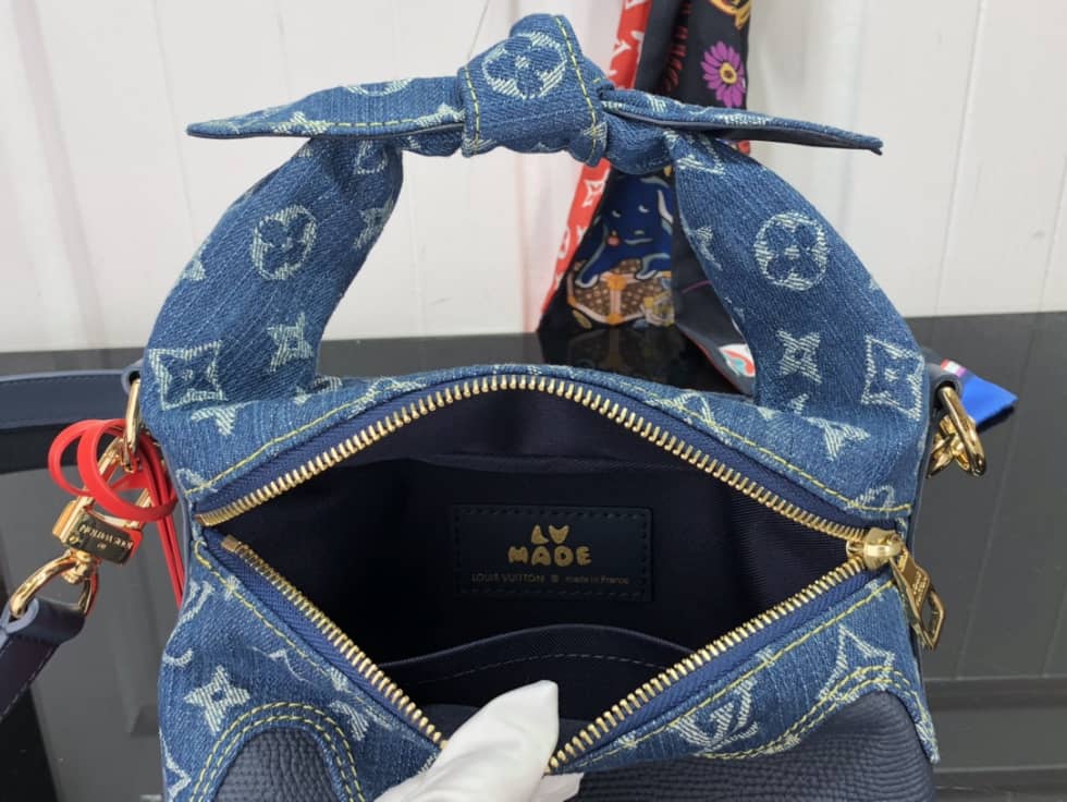 Louis Vuitton Monogram Denim Japanese Cruiser M45970 Replica Hobo