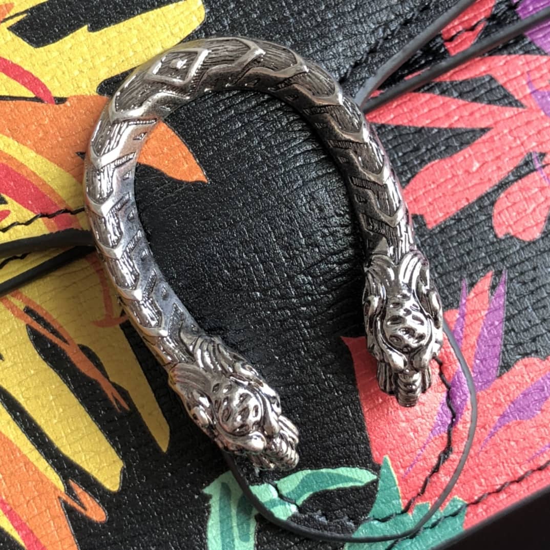 Gucci Dionysus GG Supreme Super Mini Bag Replica Black 476432