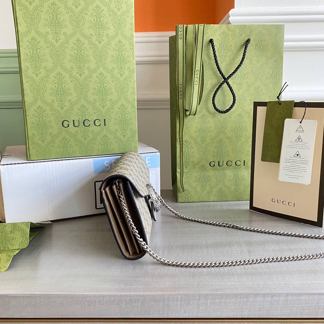 Gucci Dionysus Chain Wallet Shoulder Bag Replica Brown 401231