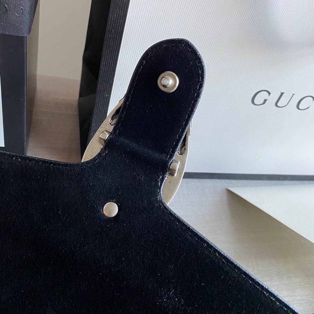 Gucci Dionysus Dupe GG Supreme Dionysus Chain Replica Shoulder Bag Gray Black 400249