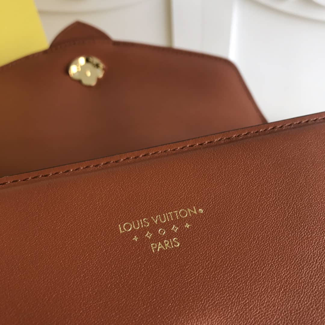 Louis Vuitton Pont9 Neuf Leather Replica Shoulder Bag Brown M55948