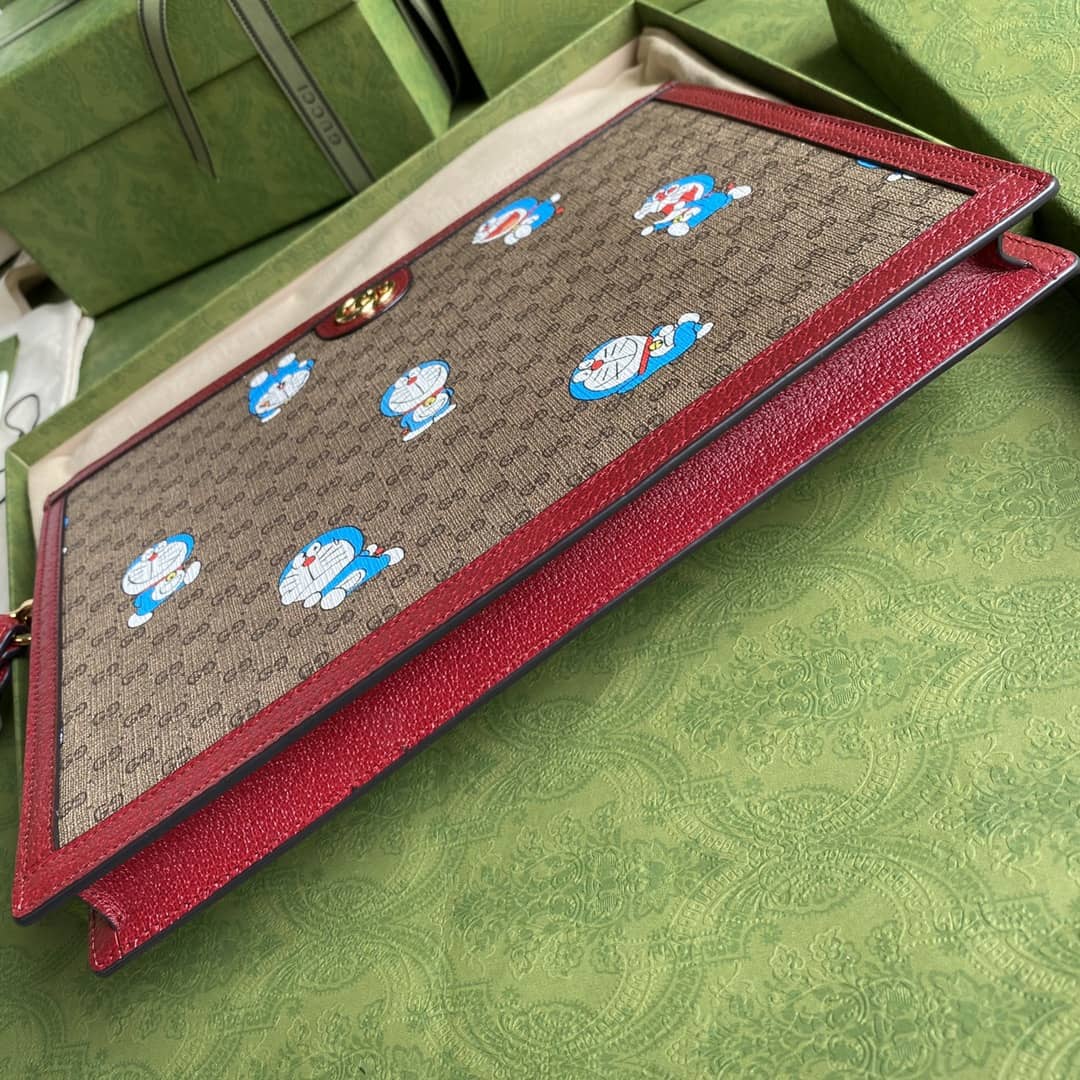 Gucci Doraemon x Gucci Pouch Clutch Replica  647804