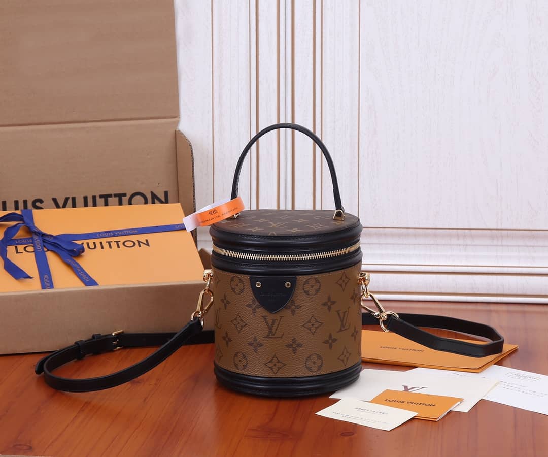 Louis Vuitton Cannes Monogram Reverse Womens Vanity Bag Replica M43986