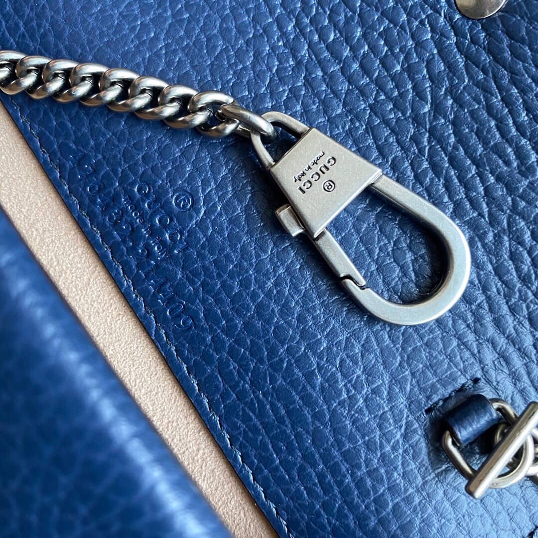 Gucci Dionysus GG Supreme Super Mini Bag Replica Blue 476432