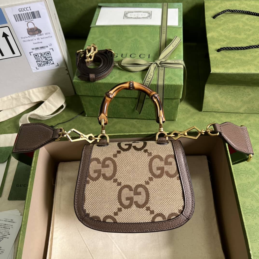 Gucci Bamboo 1947 Mini Top Handle Shoulder Bag 686864 Replica