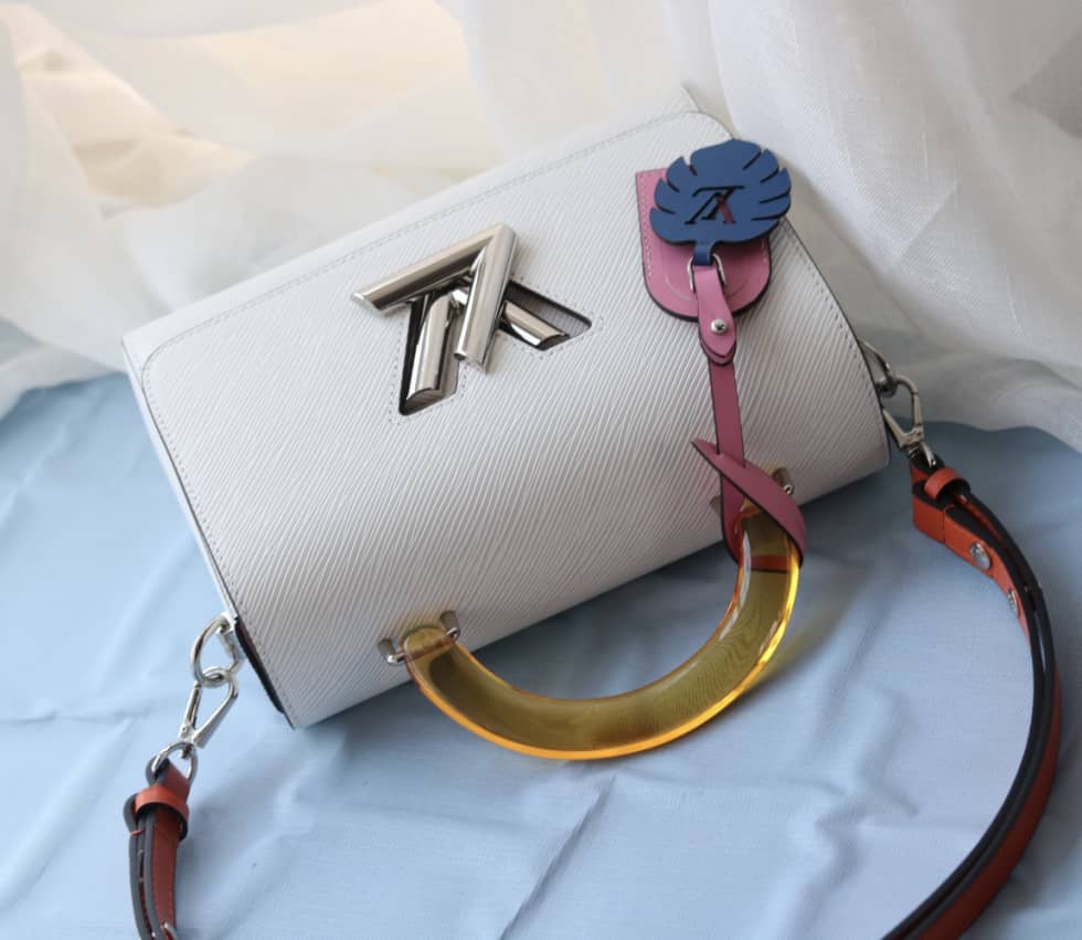 Louis Vuitton Epi Twist PM Chain White M50332 Replica Crossbody Bag