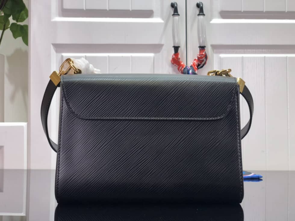 Louis Vuitton Twist MM Epi Grained Leather Black M59402 Replica Crossbody Bag
