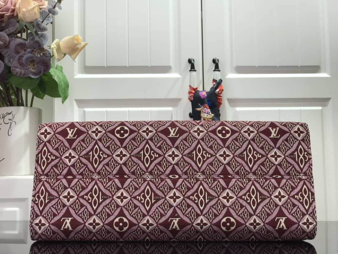 LV Tote Dupe On the Go GM Since 1854 Tote Replica Red M57207