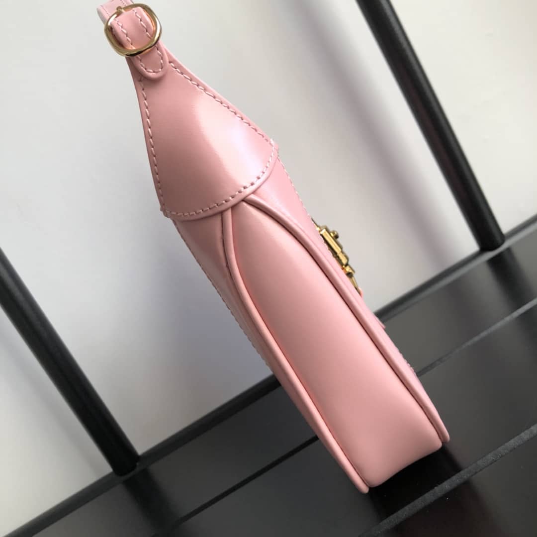 Gucci Jackie 1961 Mini Shoulder Bag Replica Pink 637092